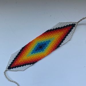 Boho tribal beaded bracelet